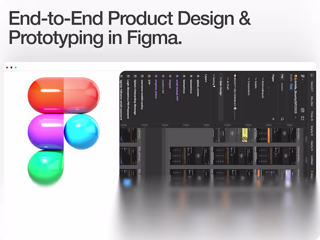 Cover image for End-to-End Product Design & Prototyping in Figma