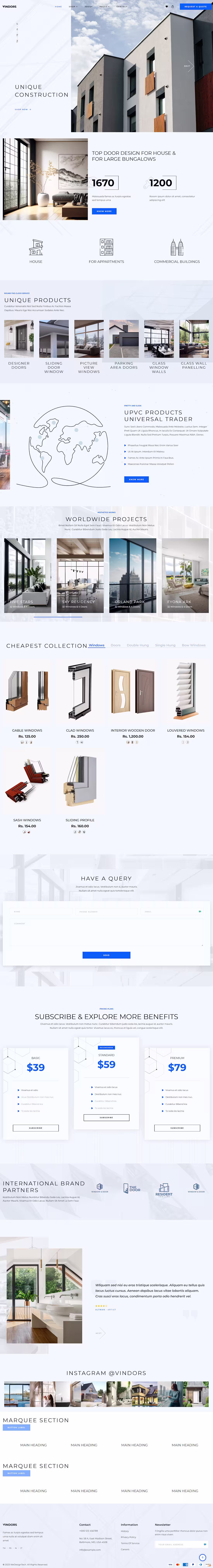 Cover image for Shopify Construction Store