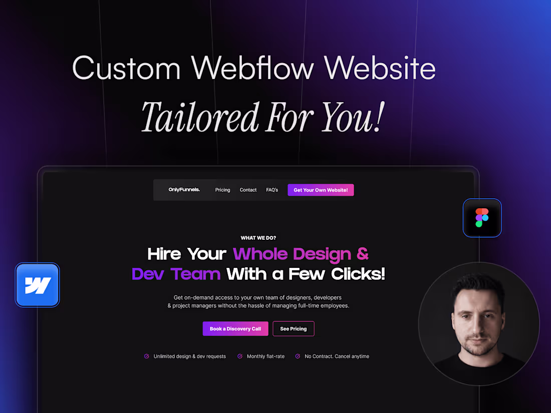 Cover image for Webflow Landing Page