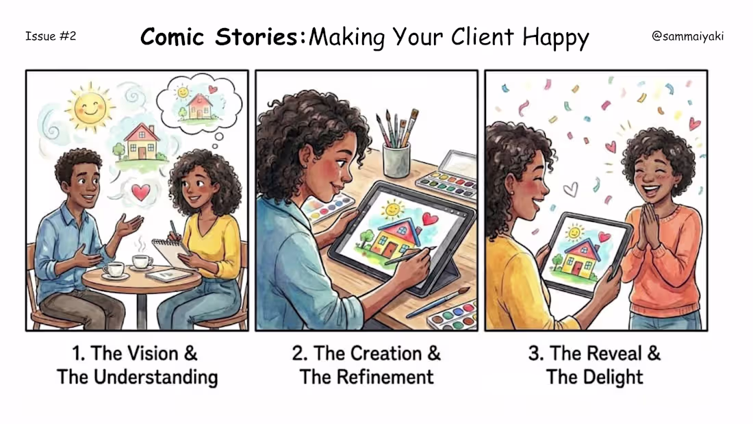 Cover image for Making your client Happy can be so easy.