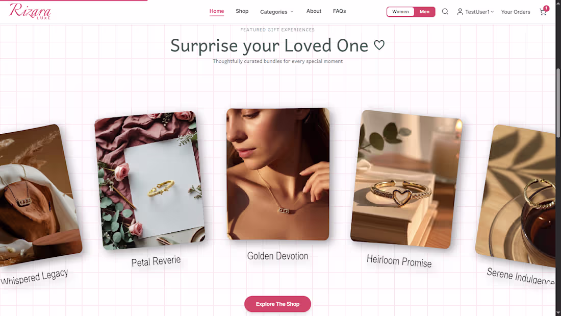 Cover image for E-commerce platform built from scratch.