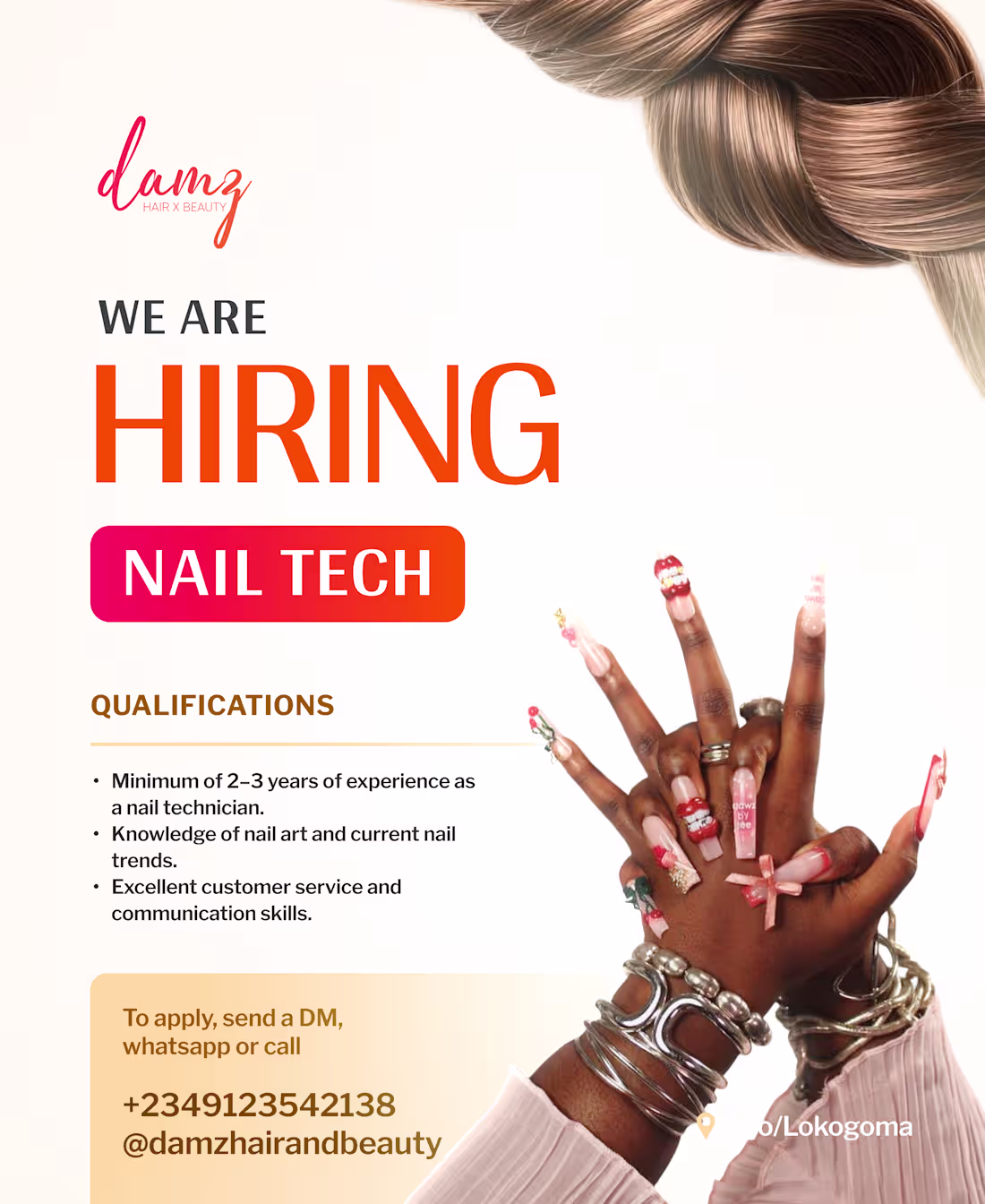 Cover image for Hiring poster I worked on