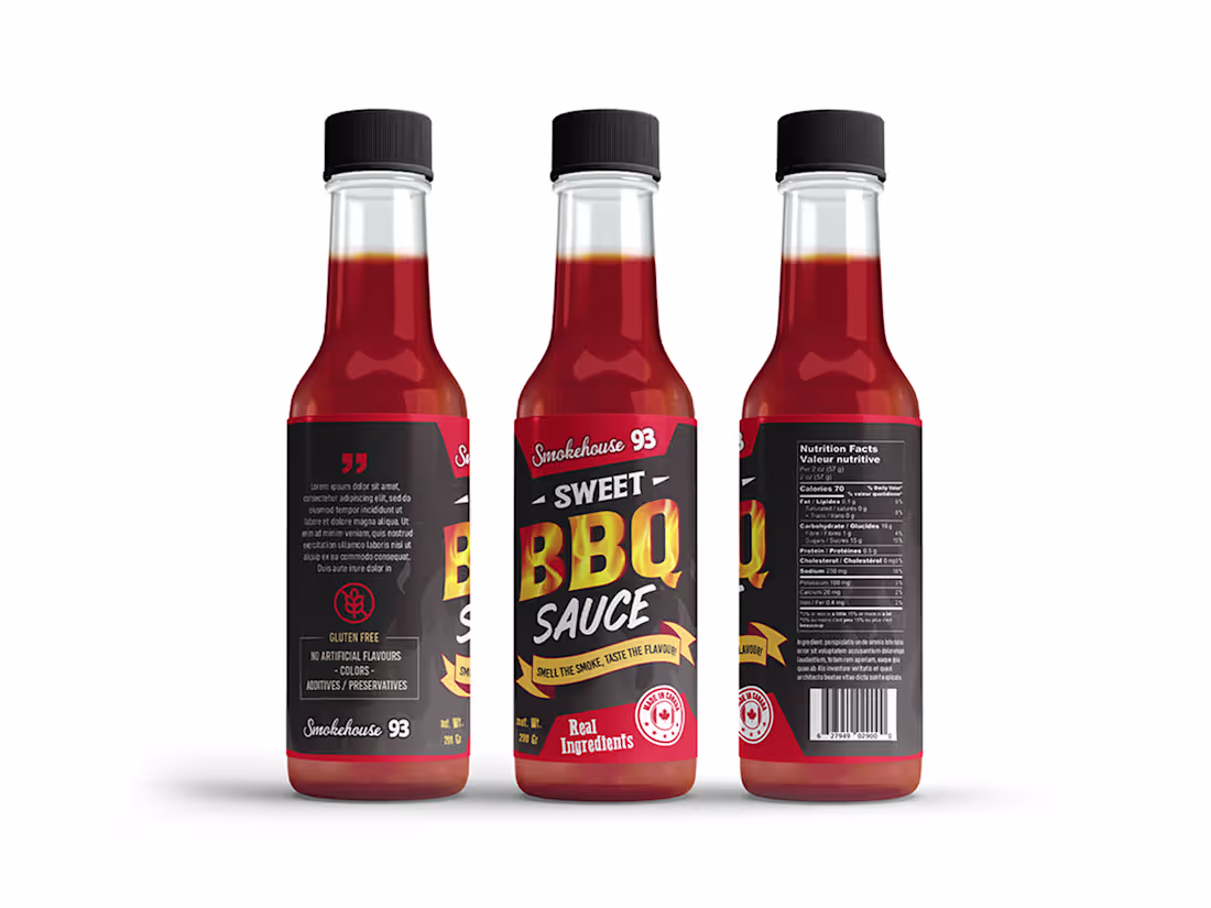 Cover image for Sweet BBQ Sauce Label