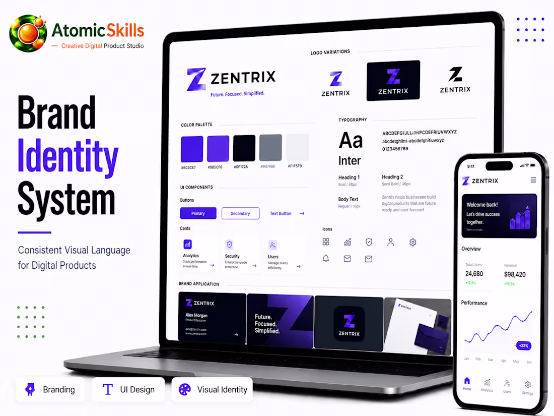 Cover image for Brand Identity System for Digital Products