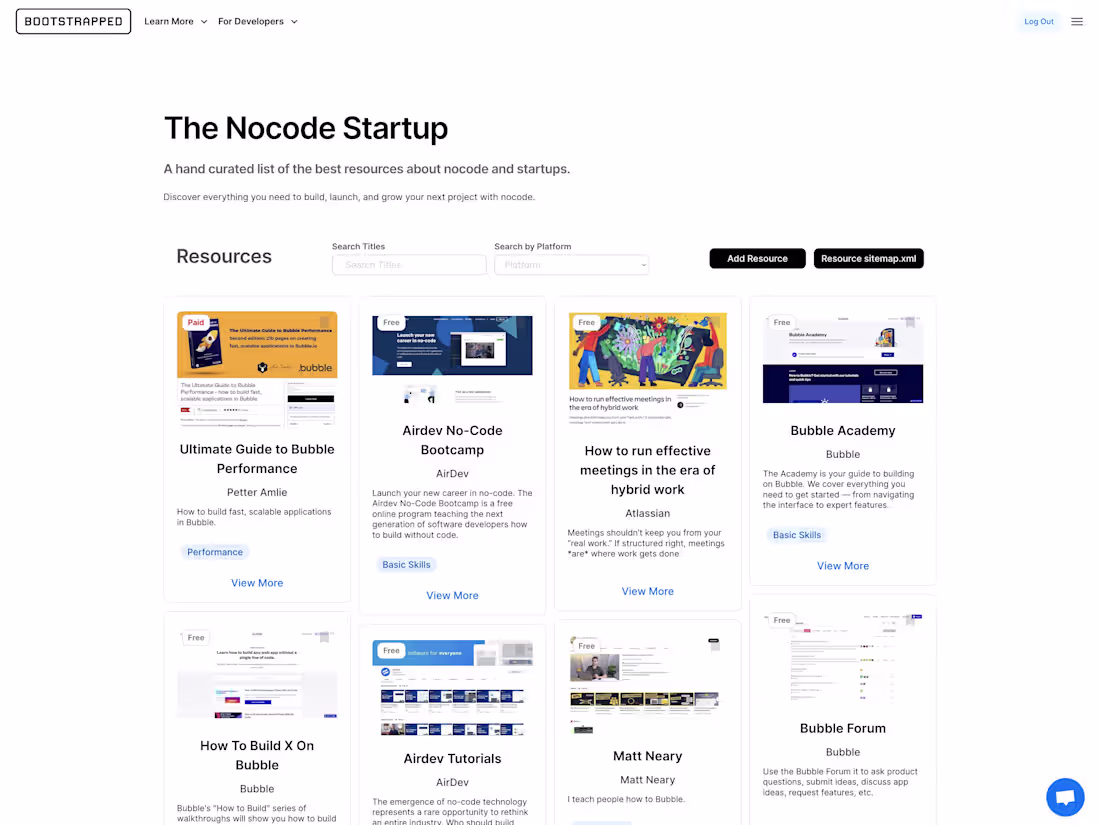Cover image for The Nocode Startup