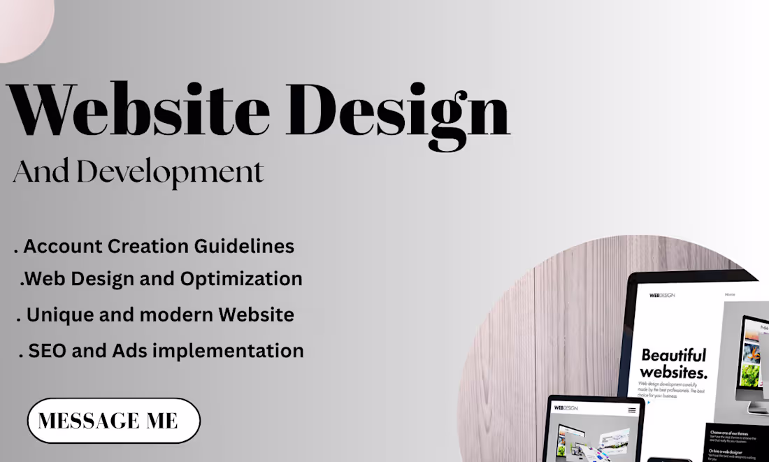 Cover image for Website Design