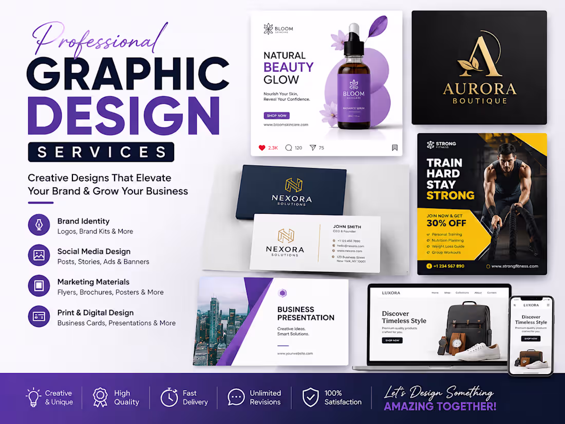 Cover image for Professional Graphic Design for Brands & Businesses