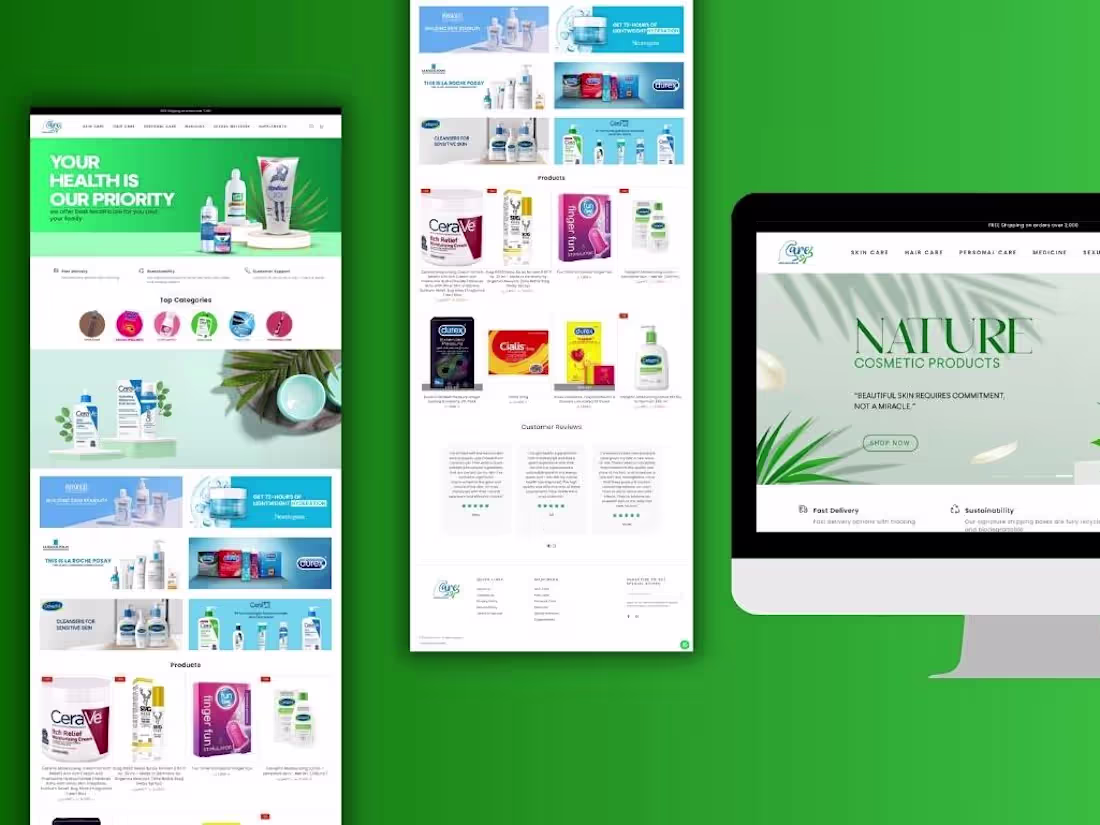 Cover image for Care Karo Full Website Design
