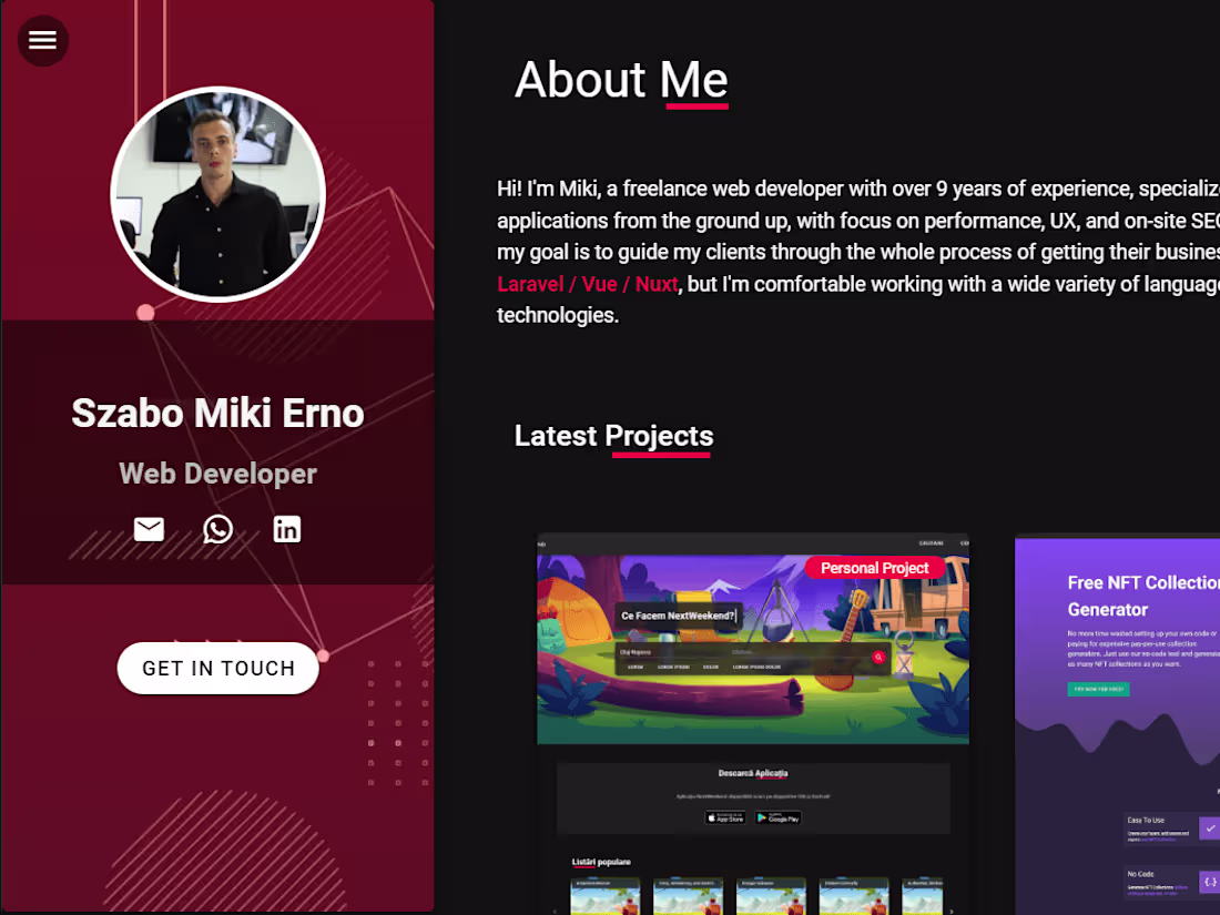 Cover image for Personal Website