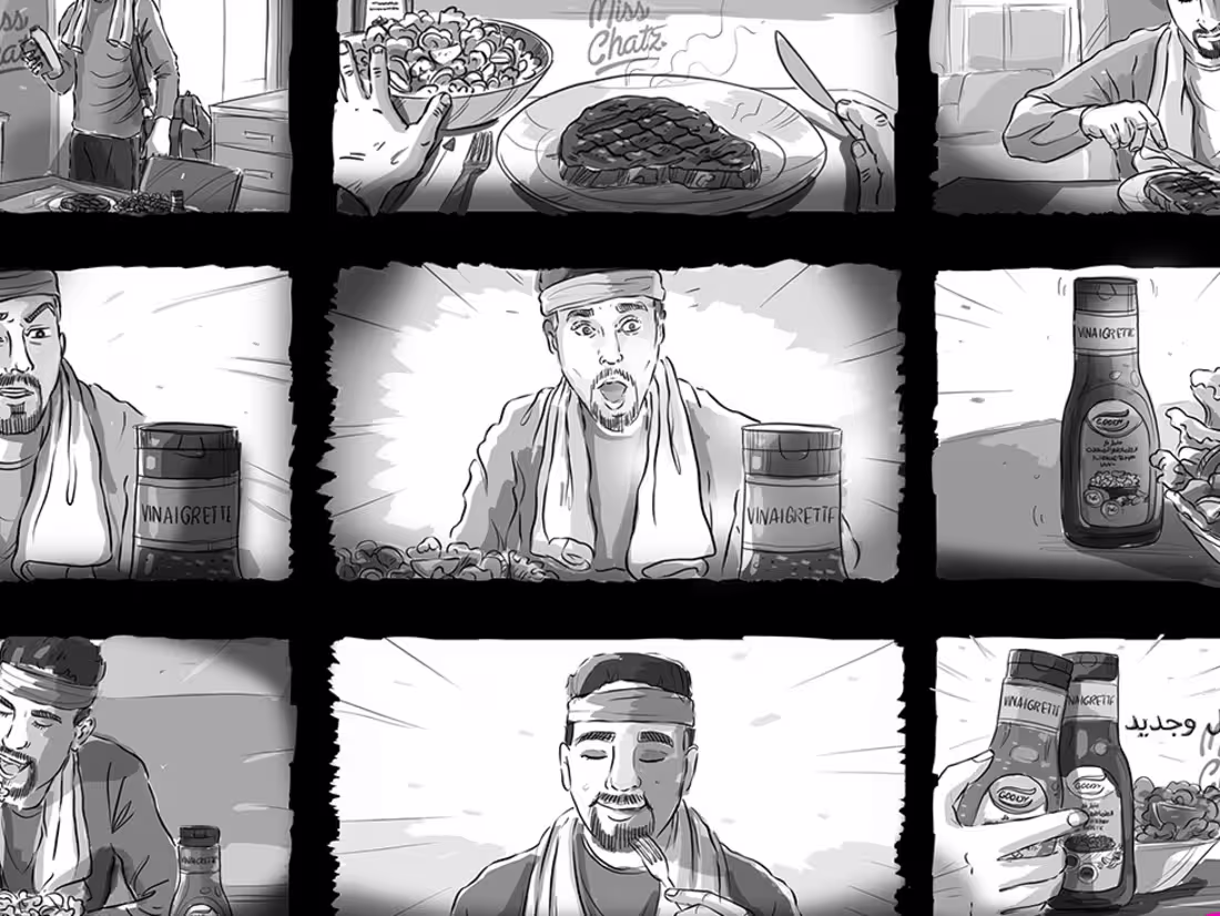 Cover image for 'Goody Salad Dressing' Storyboards