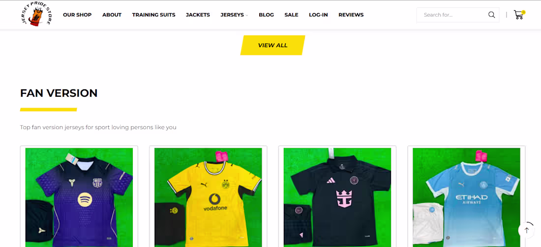 Cover image for An Ecommerce Platform where football