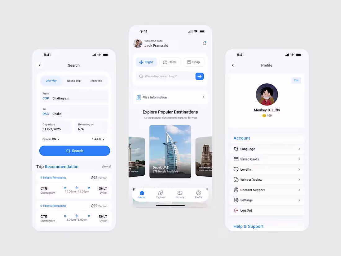 Cover image for A modern mobile app UI