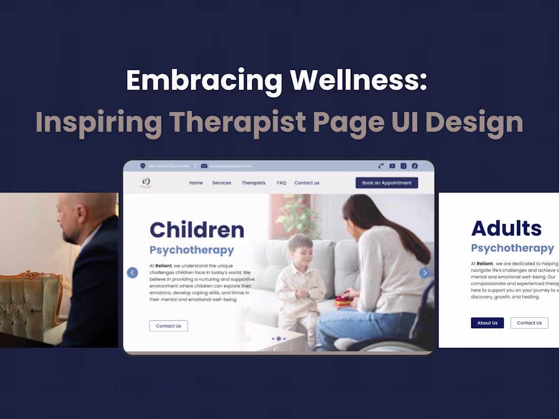 Cover image for Mental Health Website – Calm