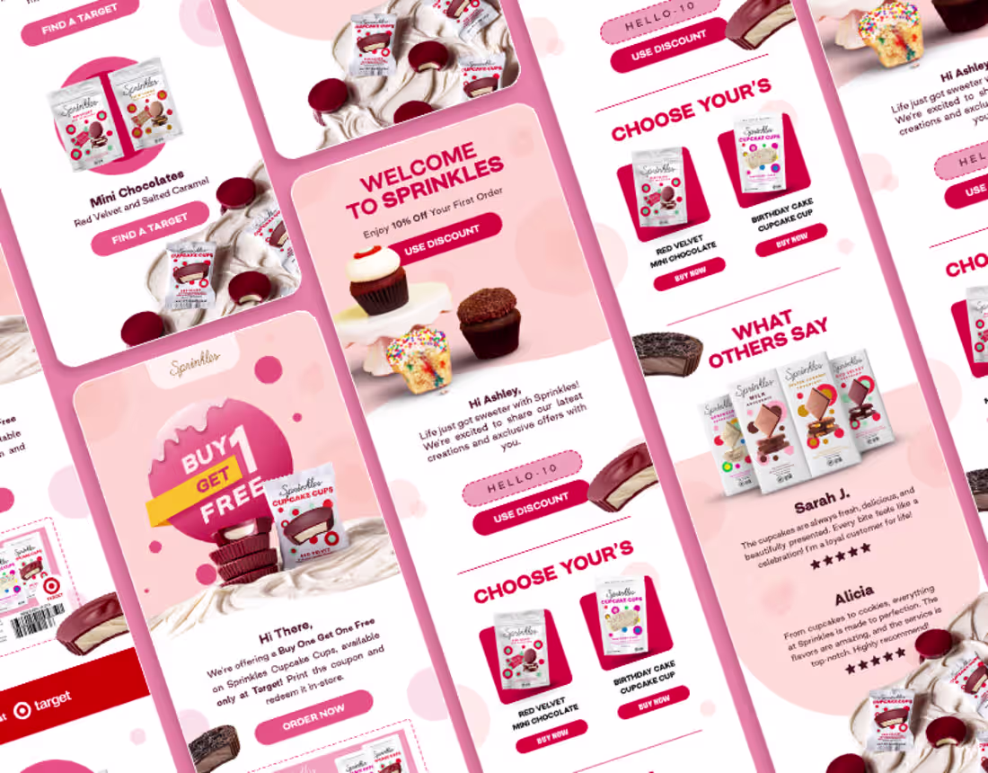 Cover image for Email designs for cup cake