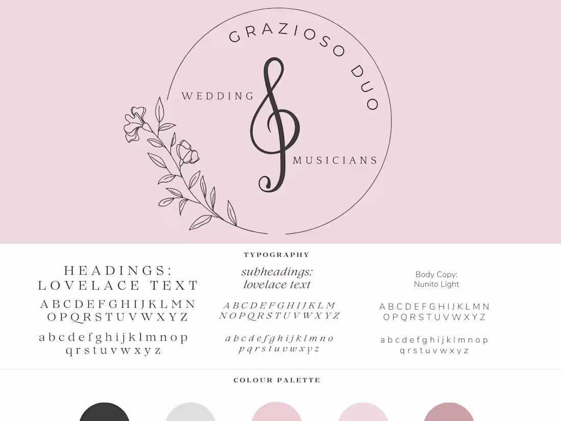 Cover image for Grazioso Duo | Logo & Brand Board Design