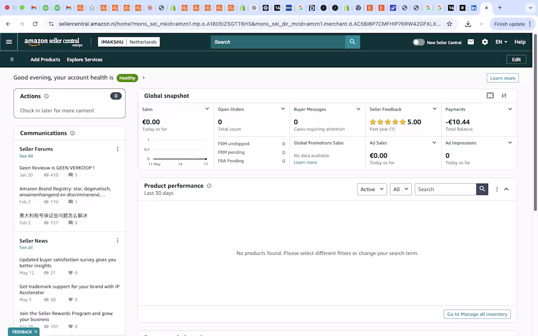 Cover image for Amazon Marketplace Seller Performance
