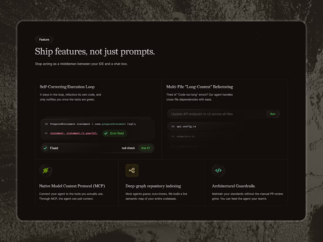 Cover image for Ai Coding Feature section 