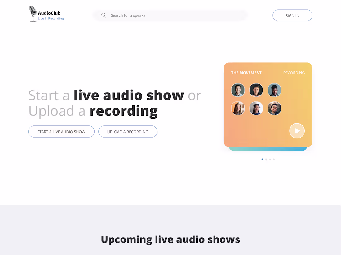 Cover image for Clean and Minimal Landing page