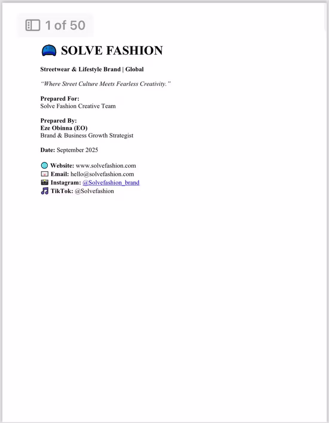 Cover image for Developing the brand strategy for Solve Fashion - where simp...