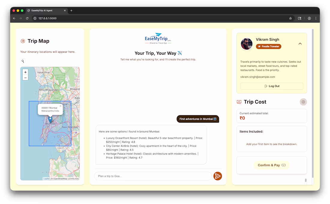 Cover image for AI Trip Planner - Hackathon