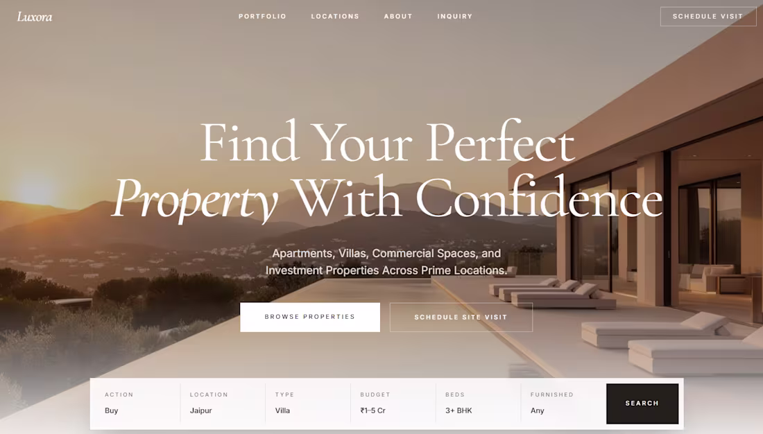 Cover image for Luxora is a luxury real