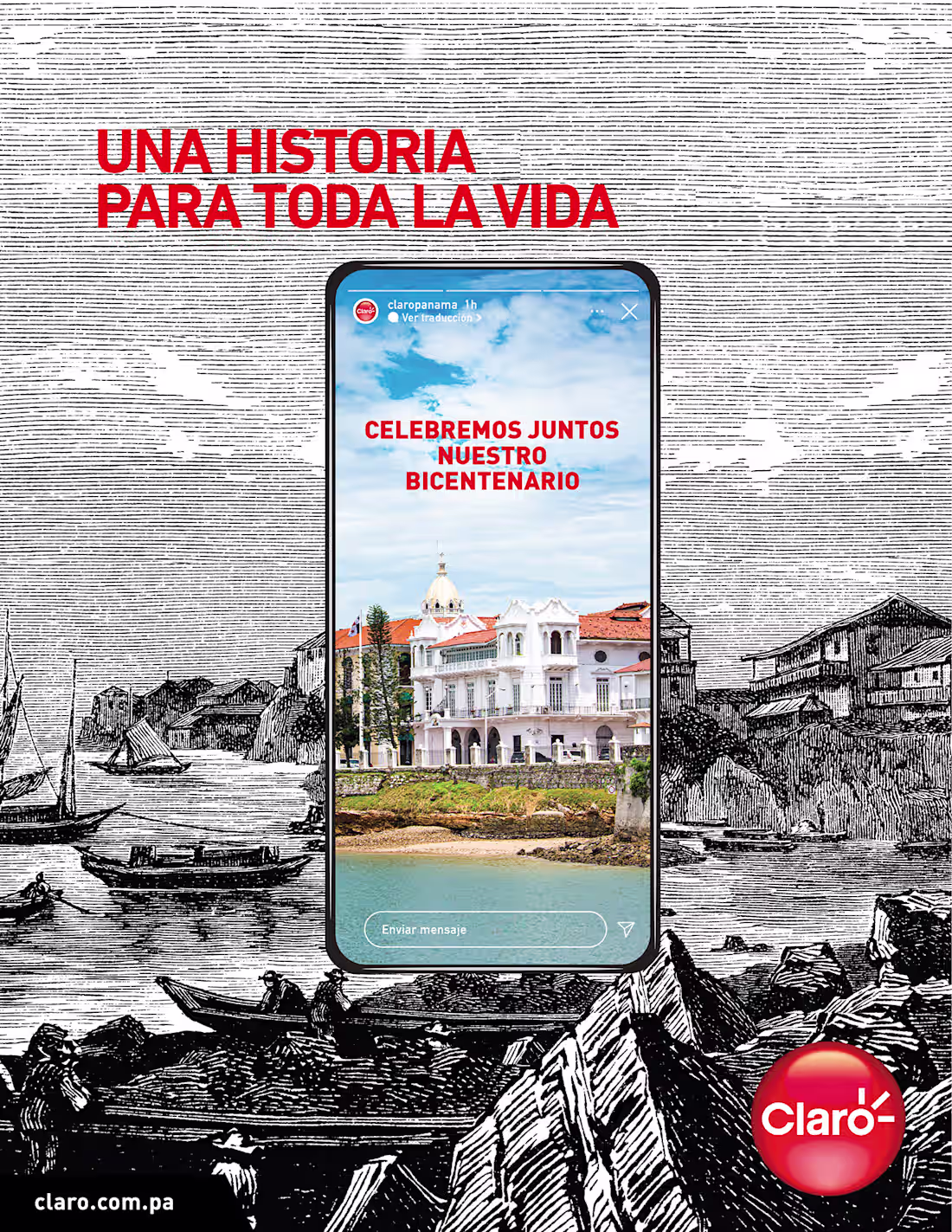 Cover image for Bicentenario Panamá - CLARO :: Behance