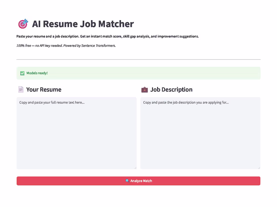 Cover image for Resume Matcher: AI-powered semantic matching