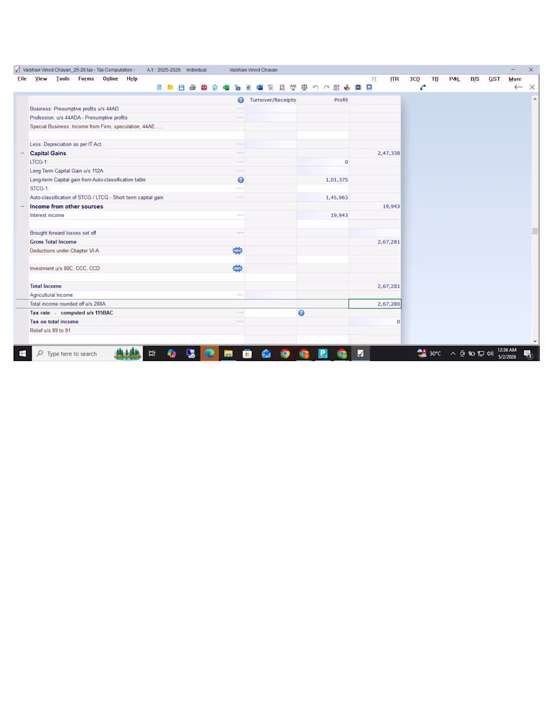 Cover image for Income Tax Filing for Individual
Prepared