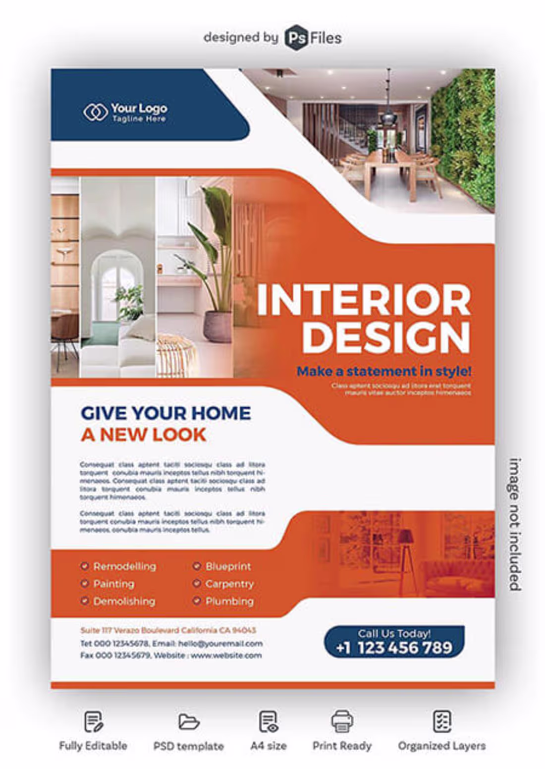 Cover image for Interior Design Flyer