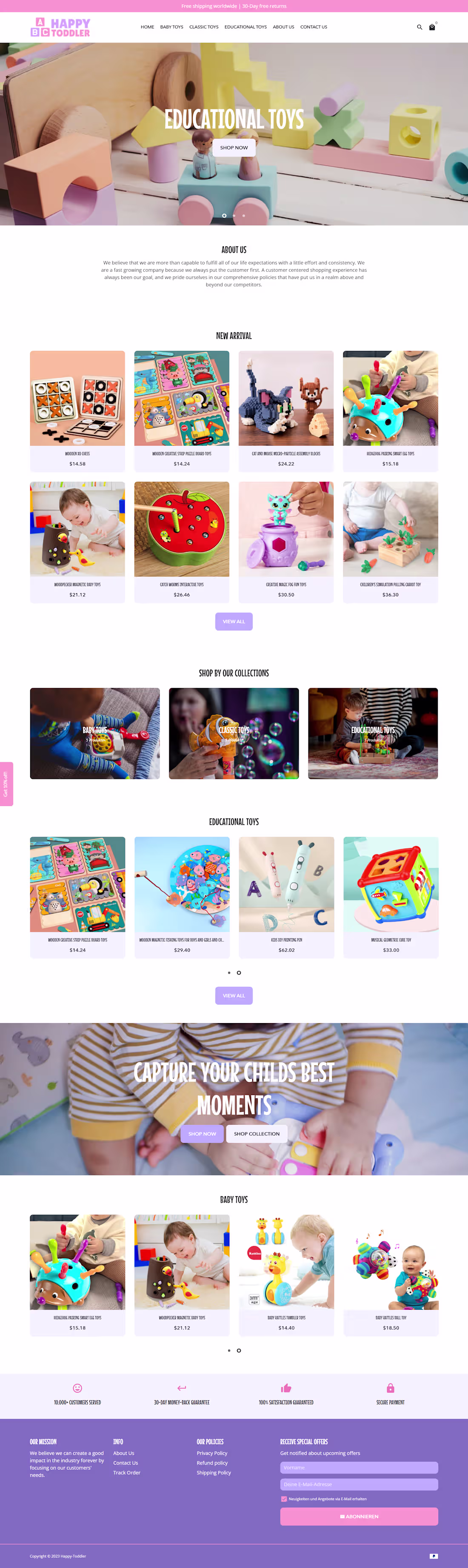 Cover image for Happy Toddler – Shopify Toy
