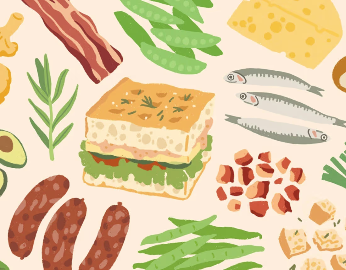 Cover image for Weekly Meal Plan / illustration