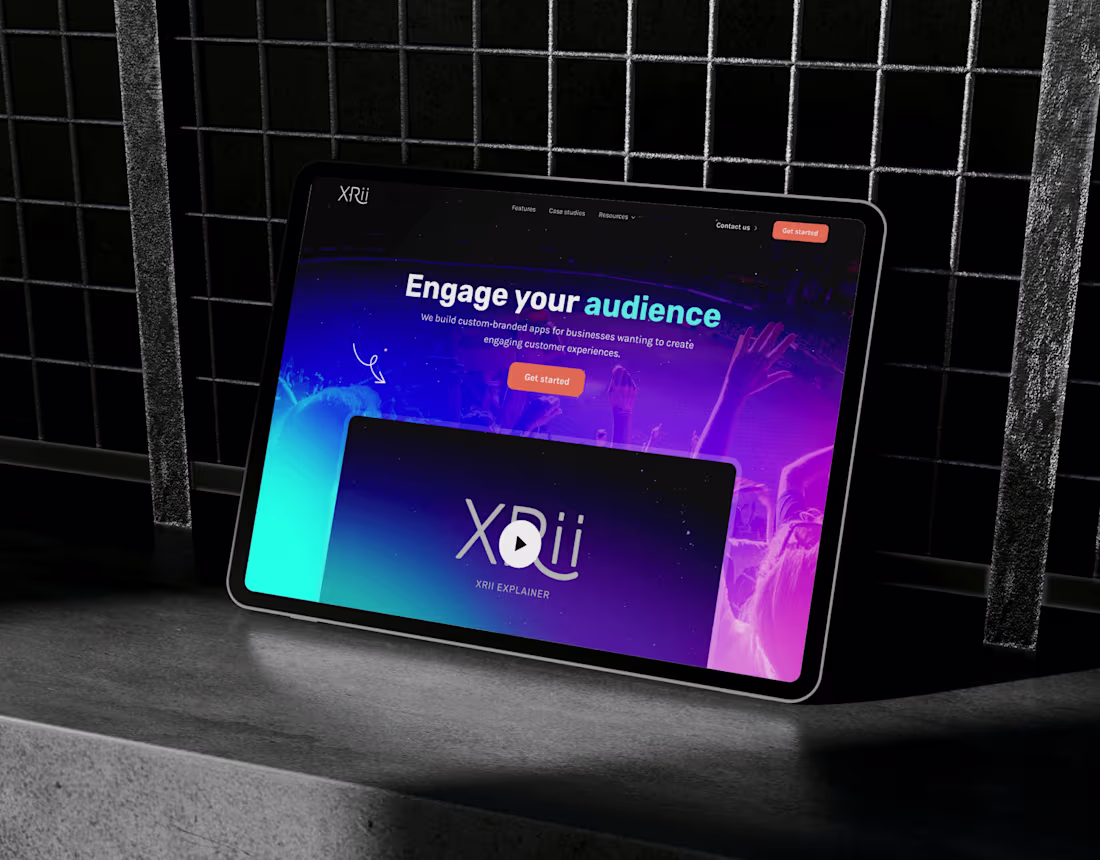 Cover image for XRii: Website, Branding & Visuals