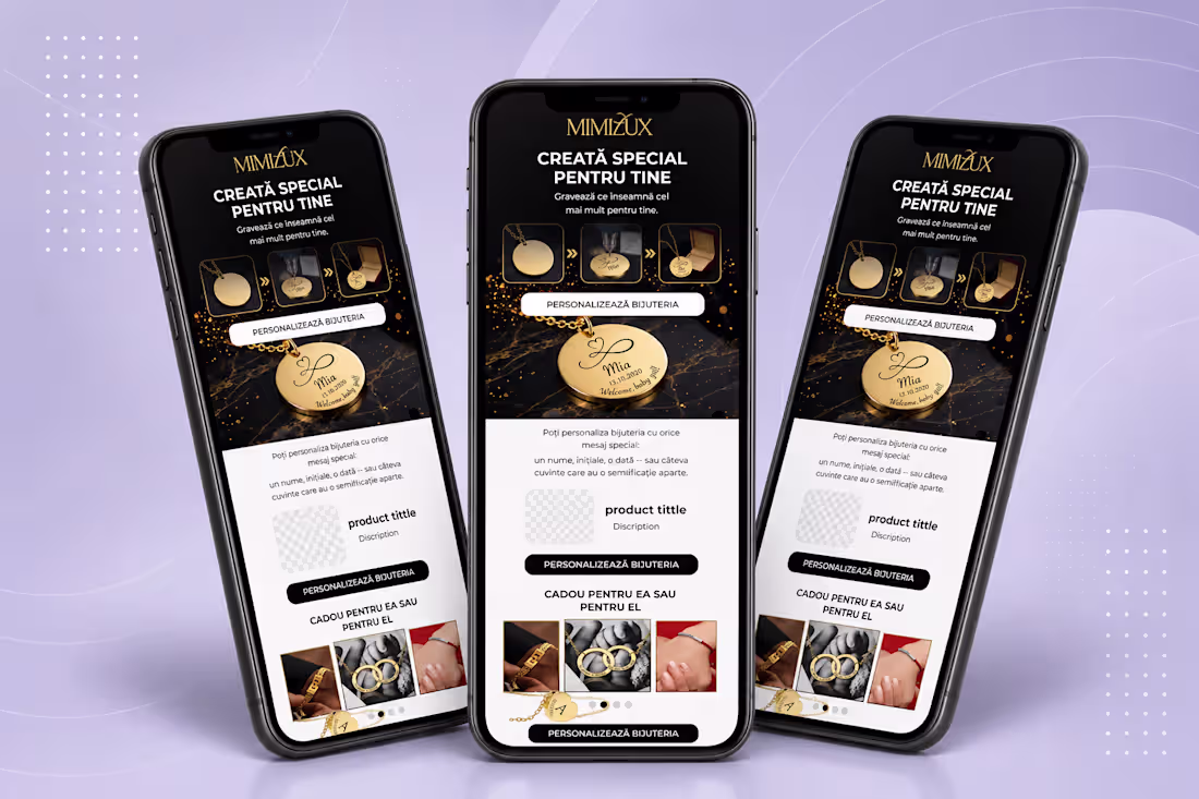 Cover image for Personalized Jewelry Email Design for