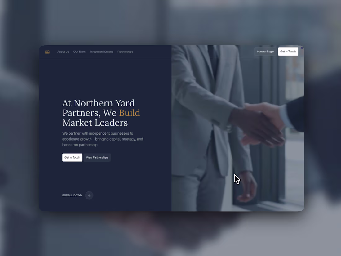 Cover image for Framer Website — Northern Yard PE