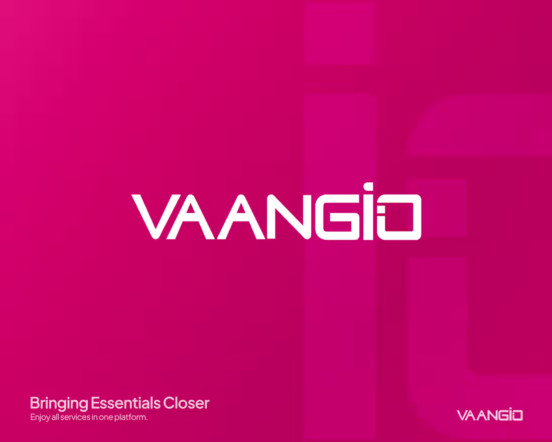Cover image for Vaangio – Bringing Essentials Closer | Branding Design
