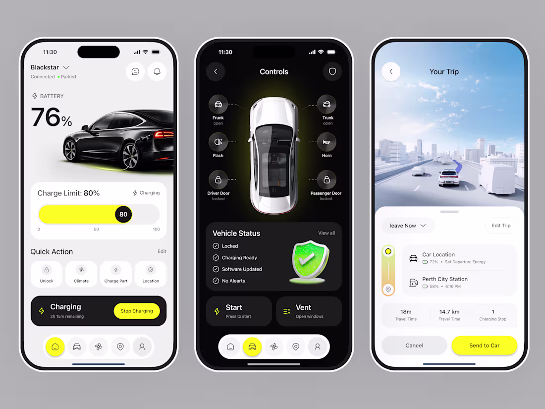 Cover image for Redesigned a modern Vehicle Companion