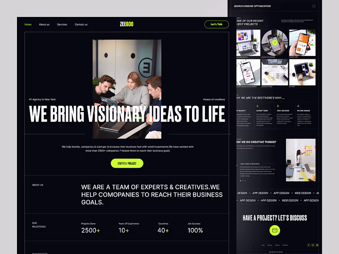 Cover image for Modern Agency Project