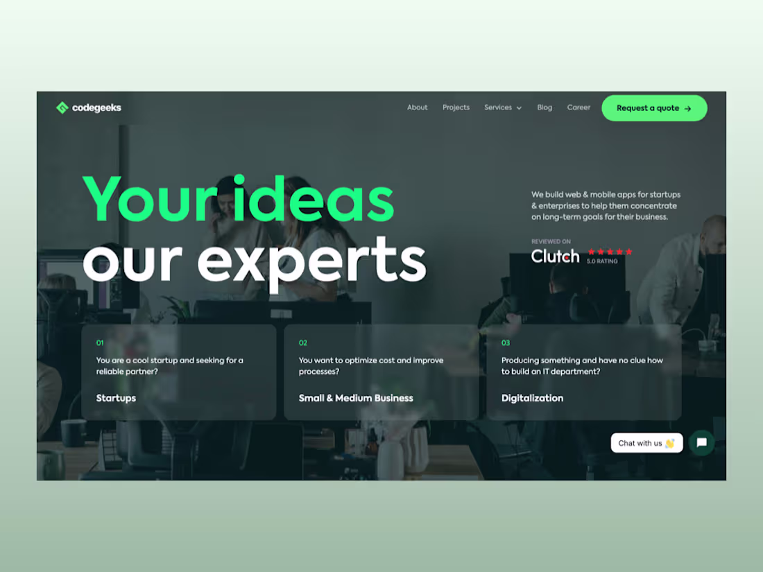 Cover image for Software Development Agency Website