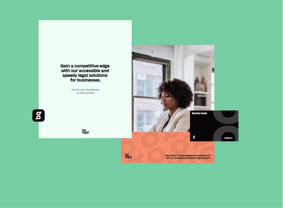 Cover image for Law firm Branding - Belegal Brand Identity Design