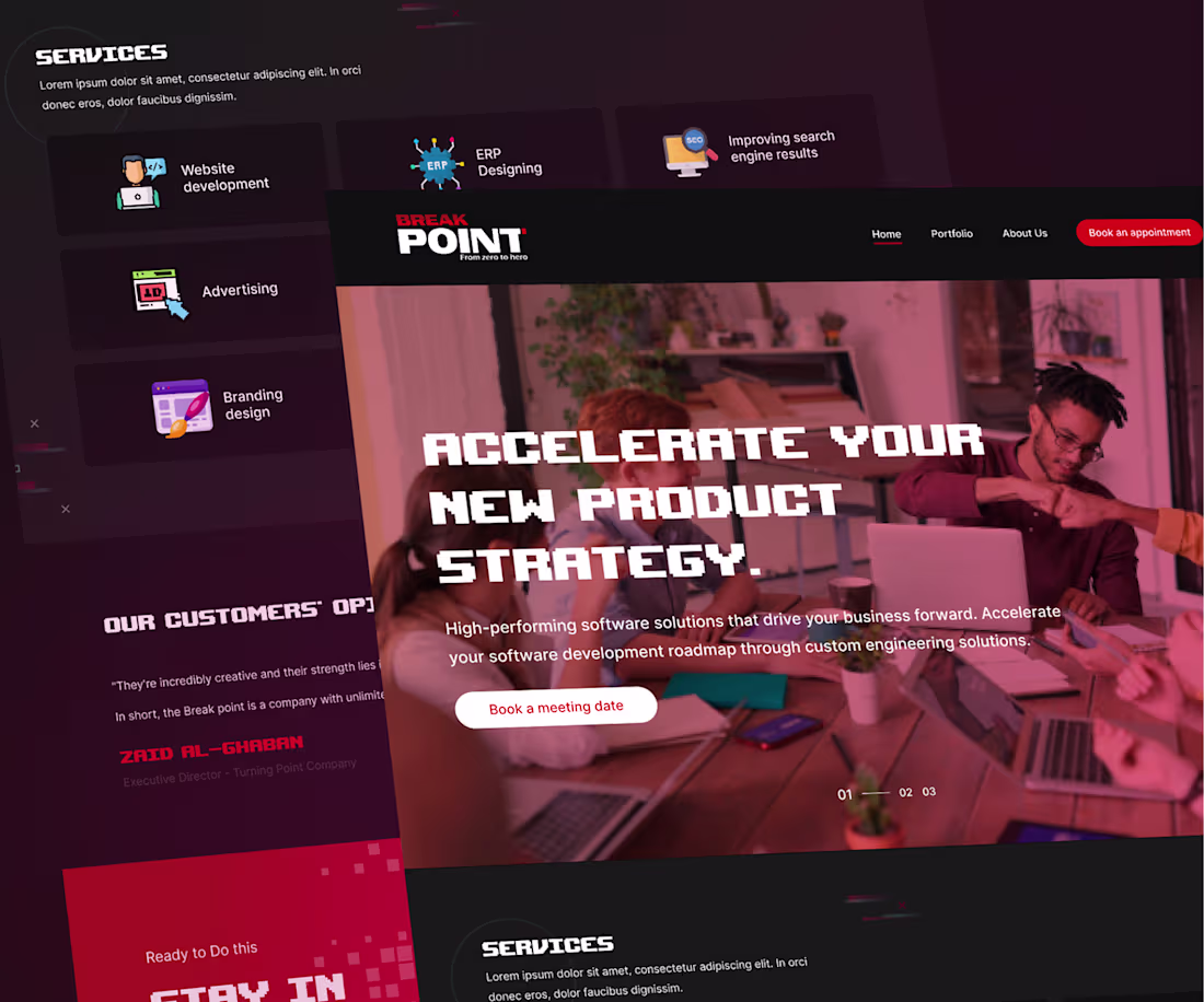 Cover image for Break Point on Behance