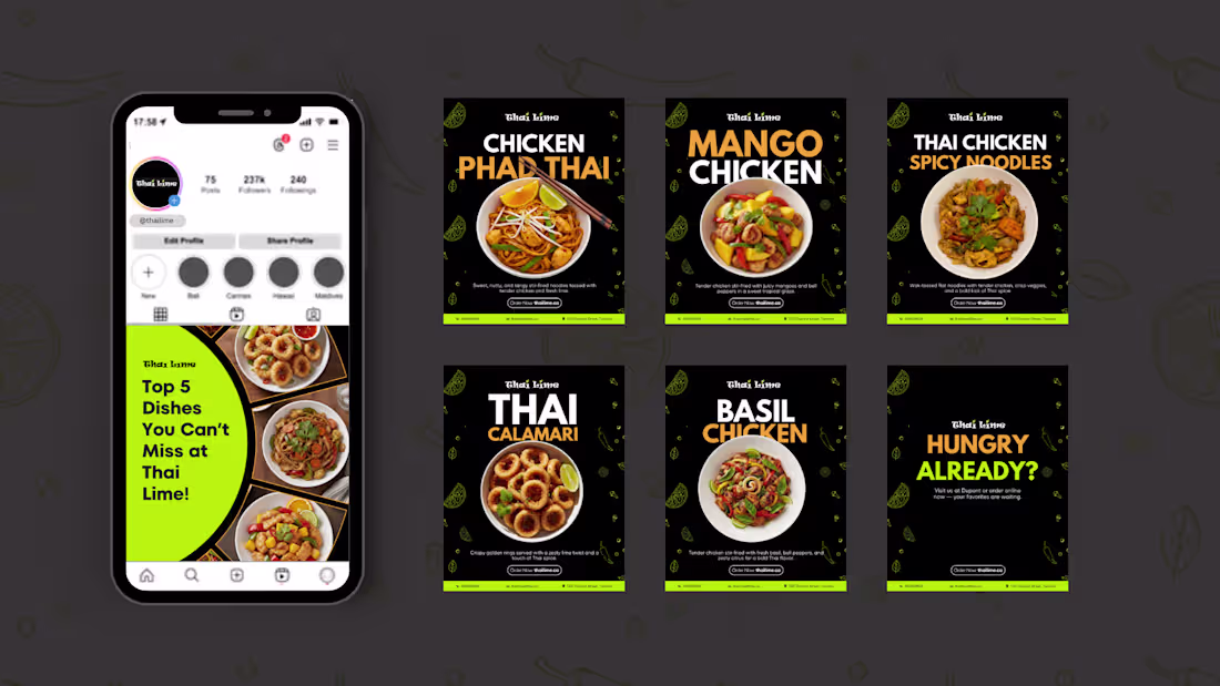 Cover image for Most restaurant visuals focus on aesthetics. We focus on str...