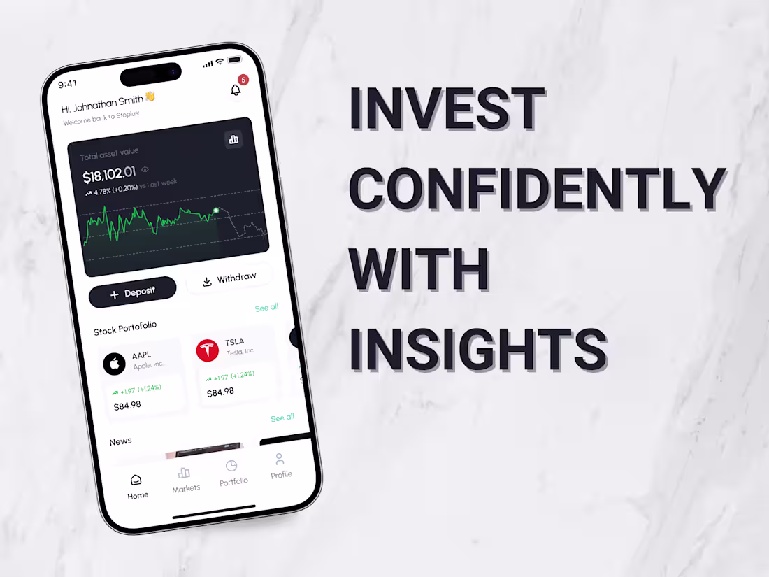 Cover image for Stock & Investment App