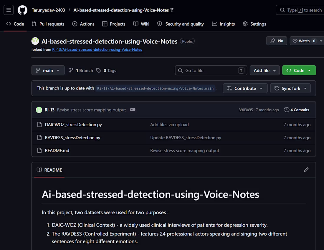 Cover image for AI-based stress detection