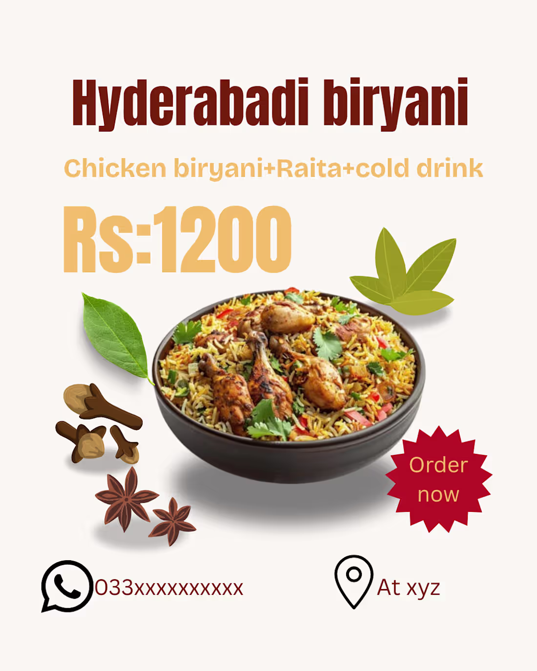 Cover image for Social media flyers for Hyderabadi