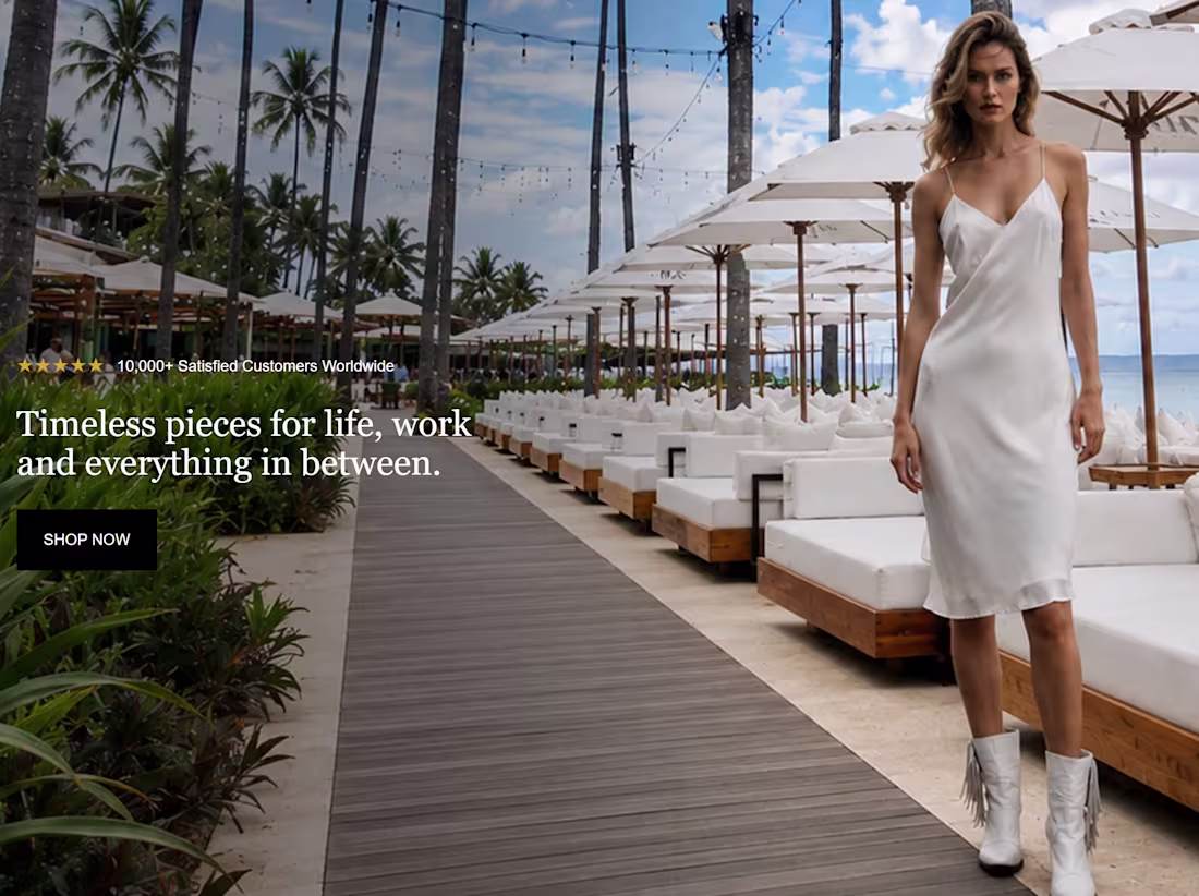 Cover image for Mobile-First Shopify Rebuild for Luxury Fashion Brand