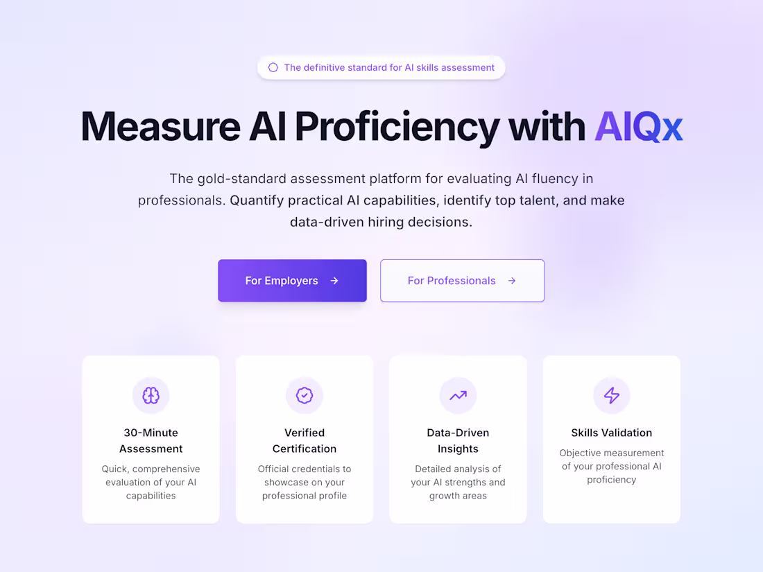 Cover image for AIQX - The AI Quotient Assessment