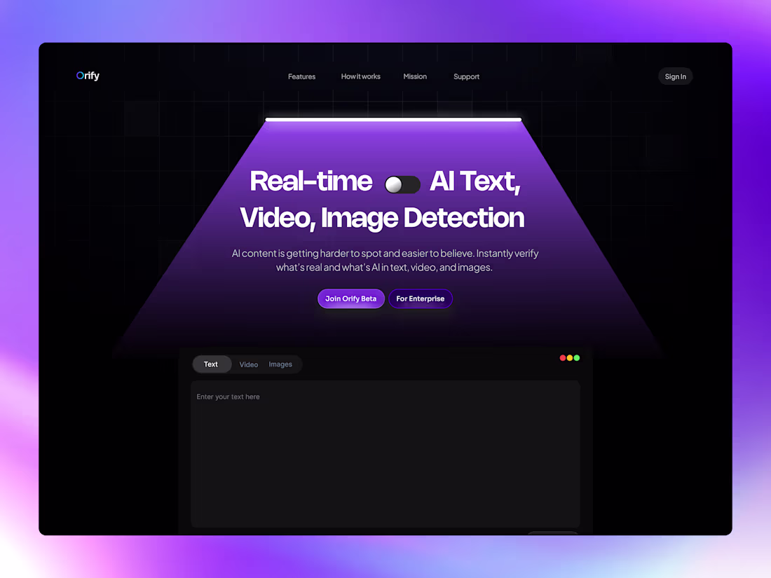 Cover image for Redesigning Orify's Website for Trust and Clarity