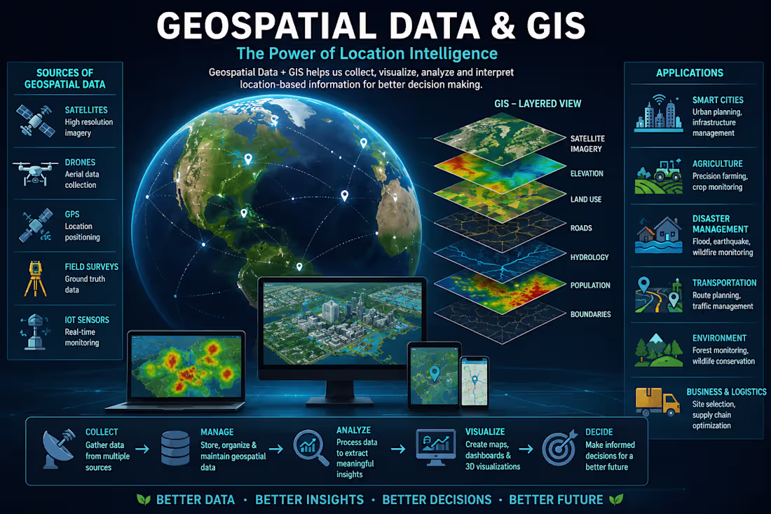 Cover image for 🌍 Geospatial Data and GIS