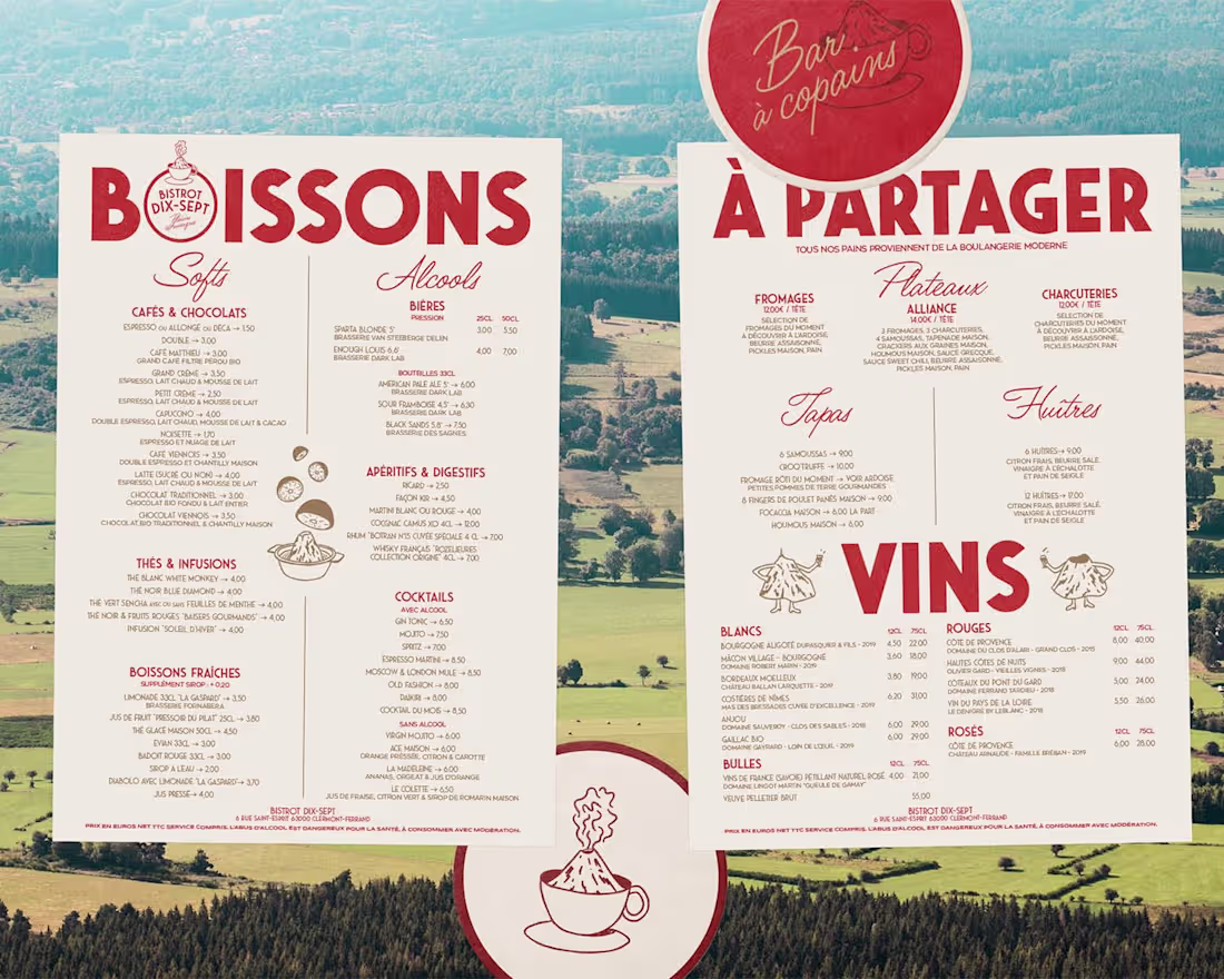 Cover image for Bistrot 17