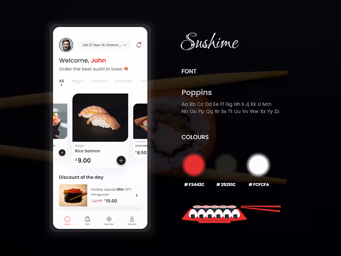 Cover image for Sushime - Sushi Delivery App